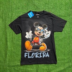 Disney Florida Mickey Mouse Black Tee
Size Small